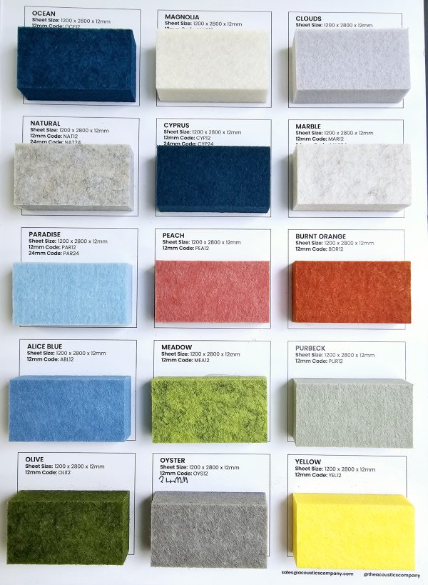 Alpha - Colour Chart