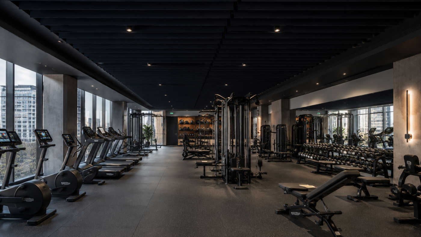 Ceiling Panels for Fitness Centres